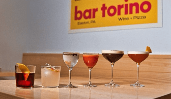 Cocktails for a private event at Bar Torino