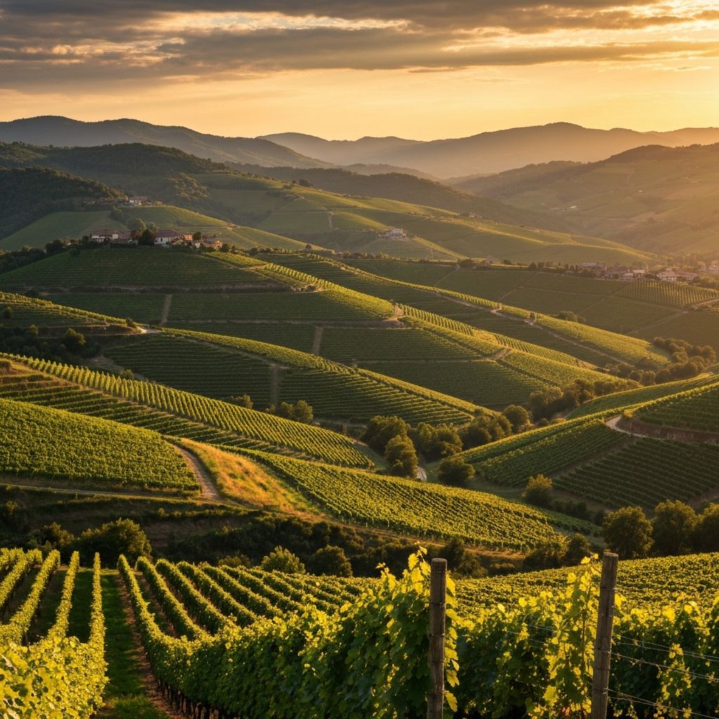 Beaujolais landscape